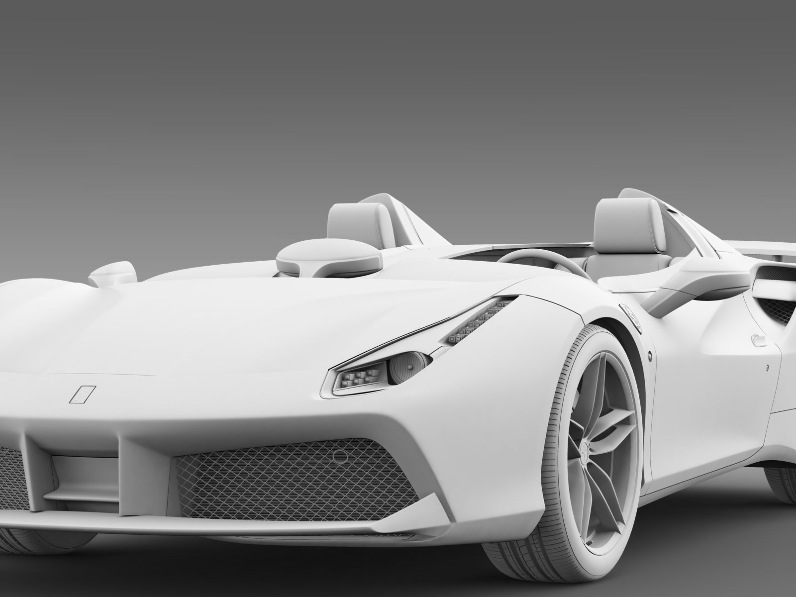 Ferrari 488 Speedster 2016 3D model_6