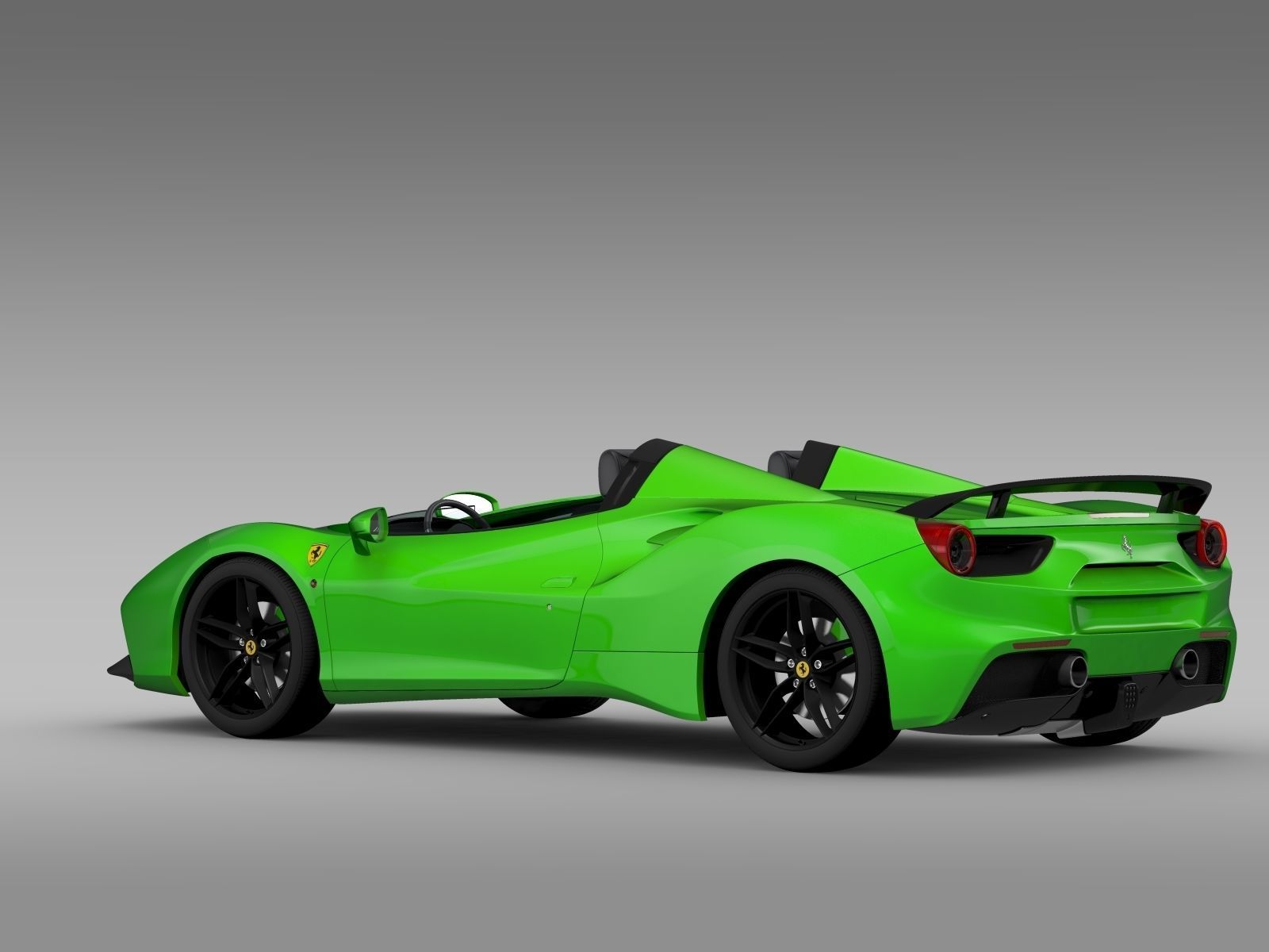 Ferrari 488 Speedster 2016 3D model_16
