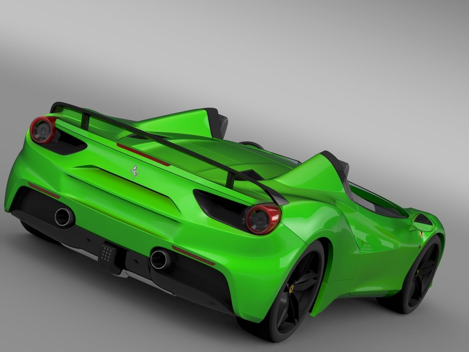 Ferrari 488 Speedster 2016 3D model_11