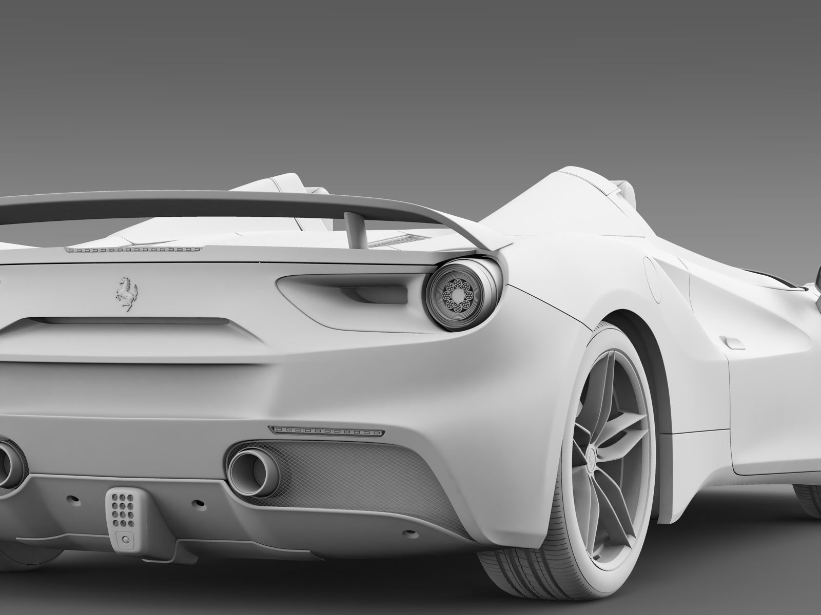 Ferrari 488 Speedster 2016 3D model_7