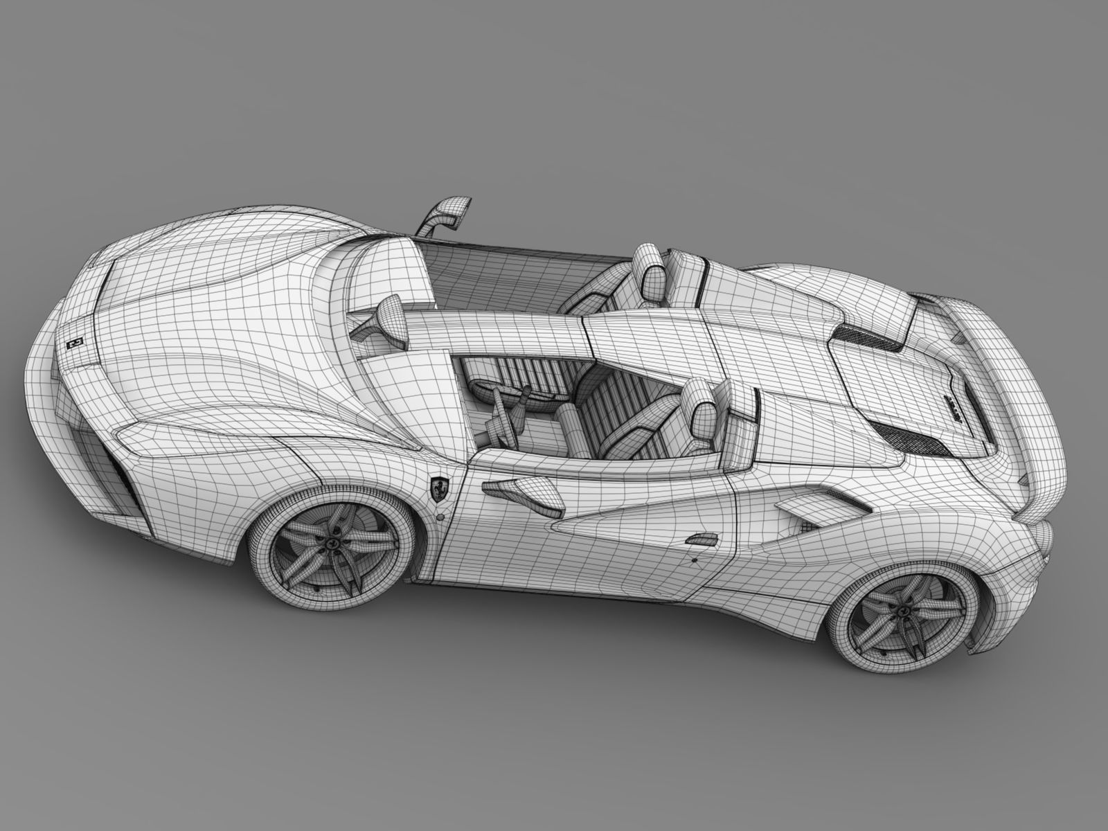 Ferrari 488 Speedster 2016 3D model_9