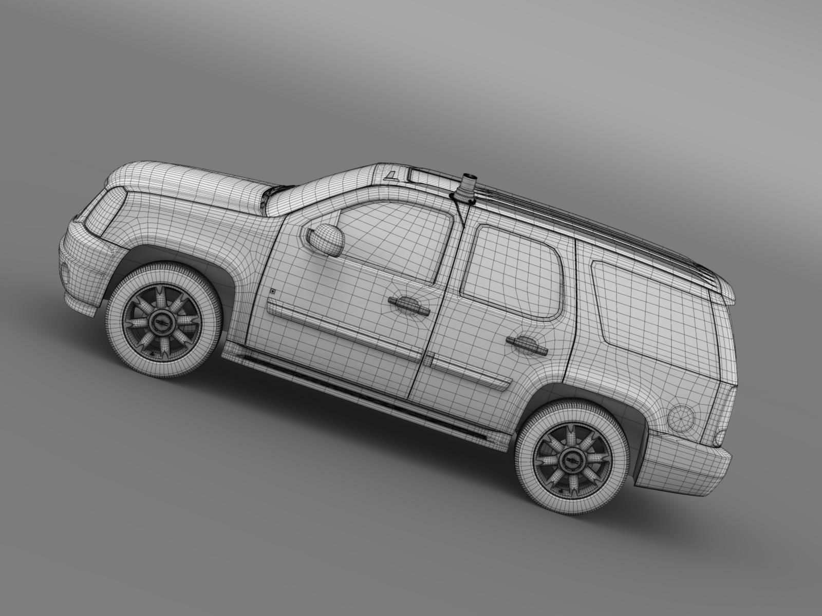 GMC Denali FBI 3D model_9