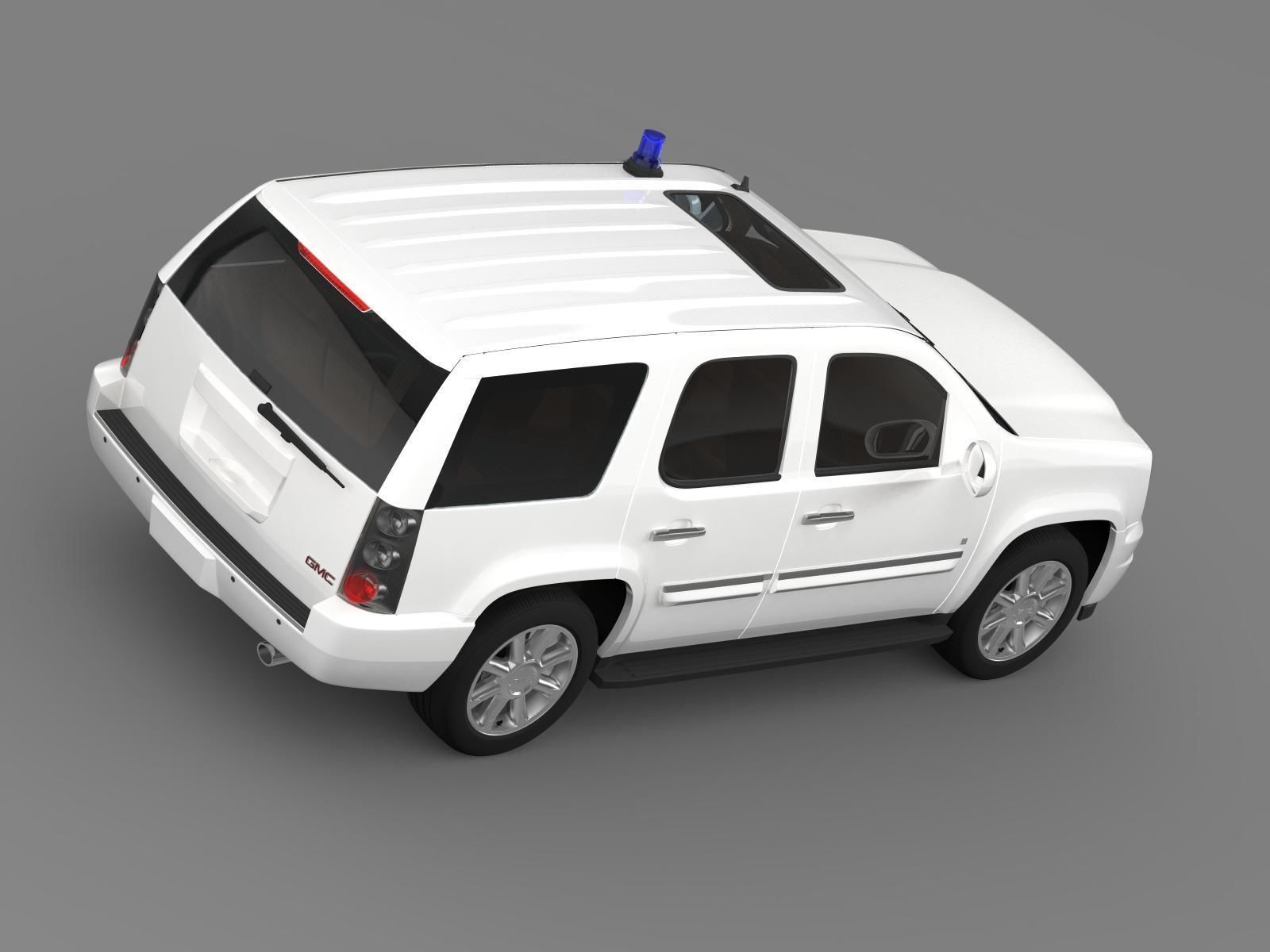 GMC Denali FBI 3D model_1
