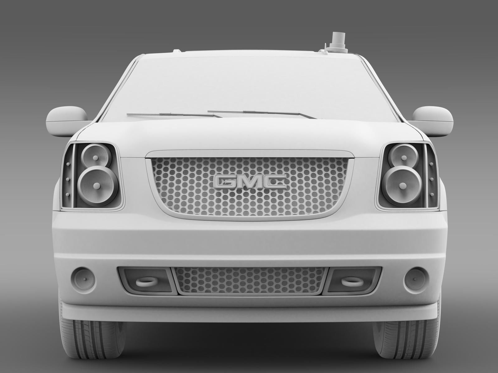 GMC Denali FBI 3D model_4