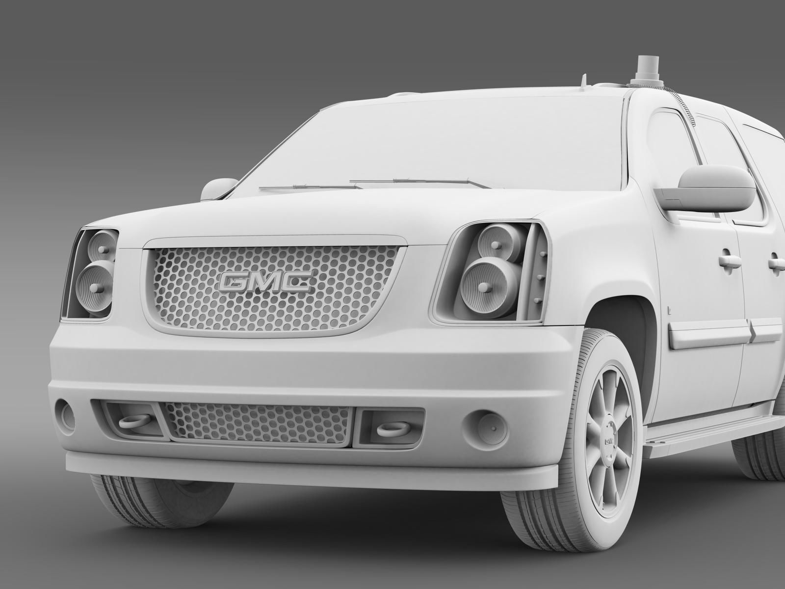 GMC Denali FBI 3D model_6