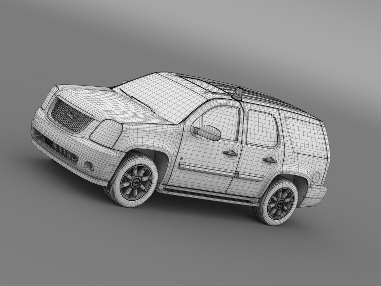 GMC Denali FBI 3D model_8