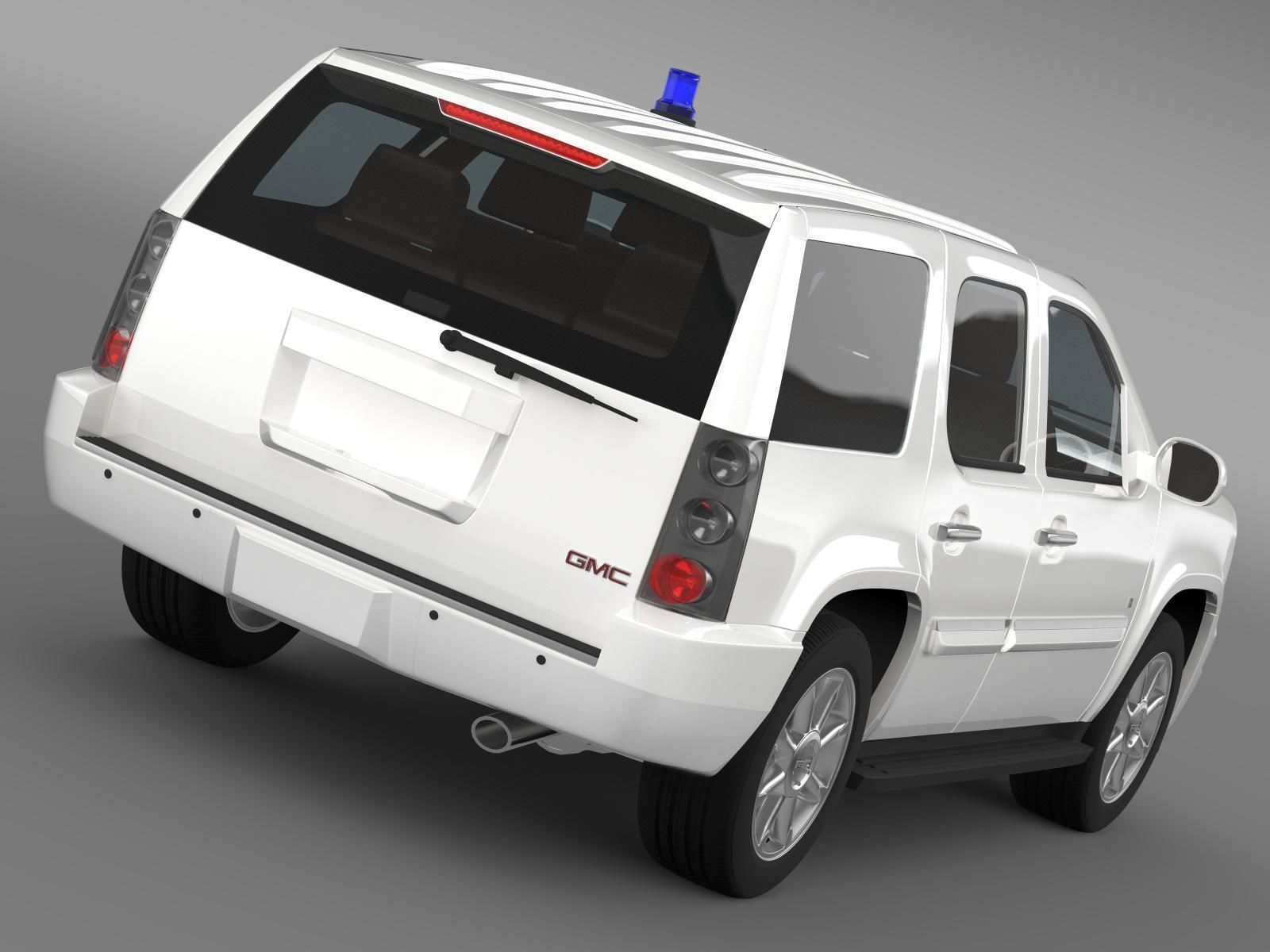 GMC Denali FBI 3D model_11