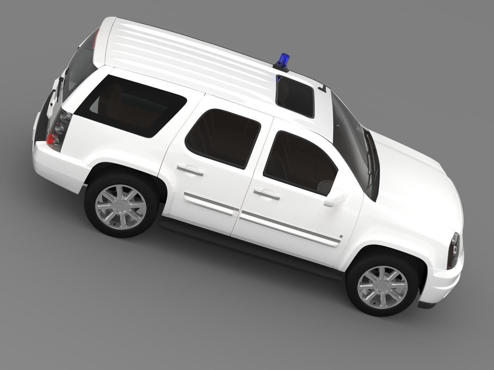 GMC Denali FBI 3D model_2
