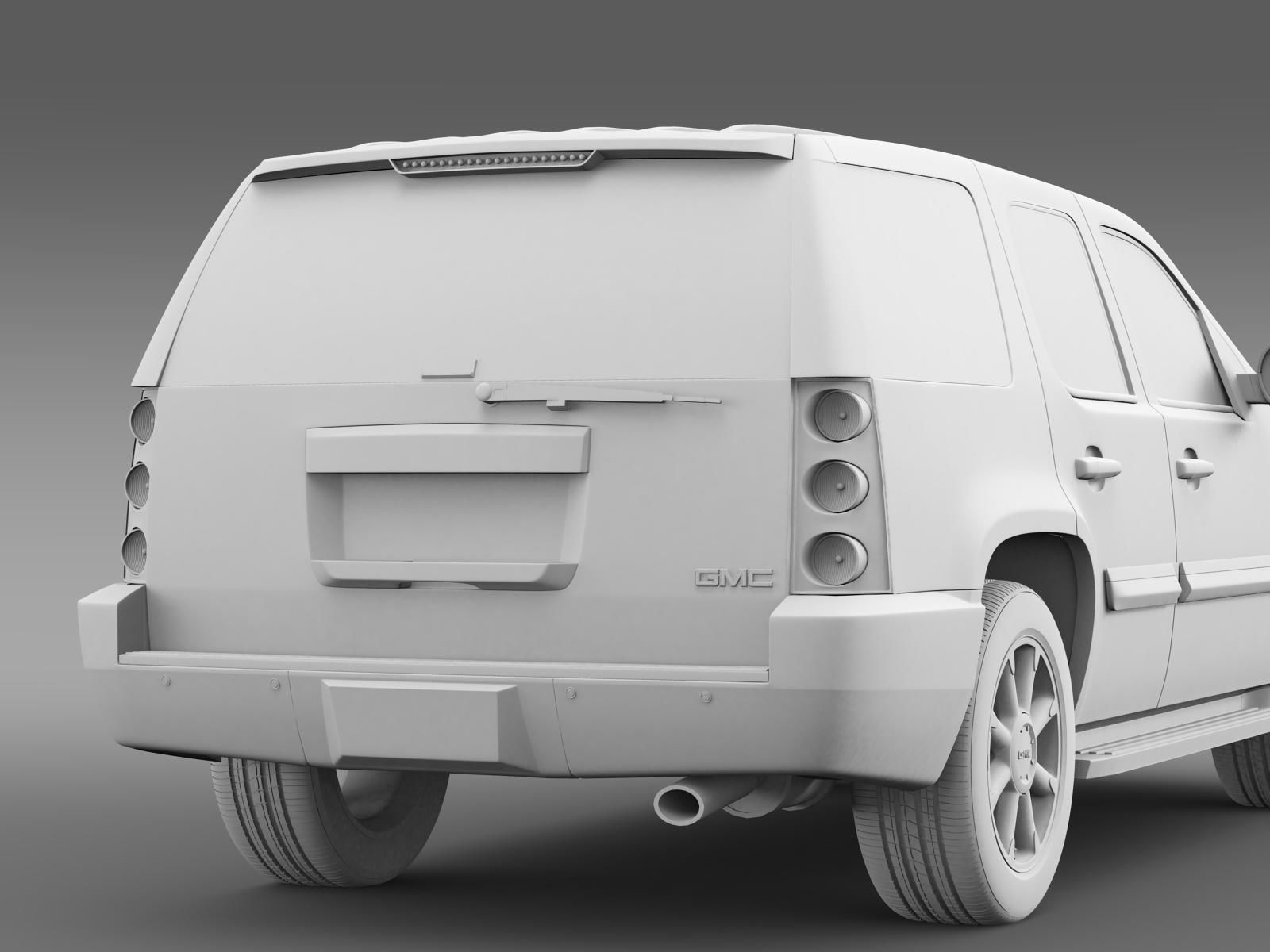 GMC Denali FBI 3D model_7