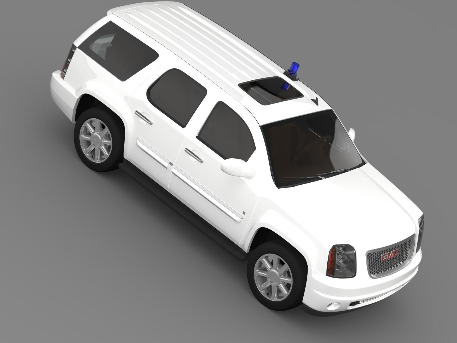GMC Denali FBI 3D model_3