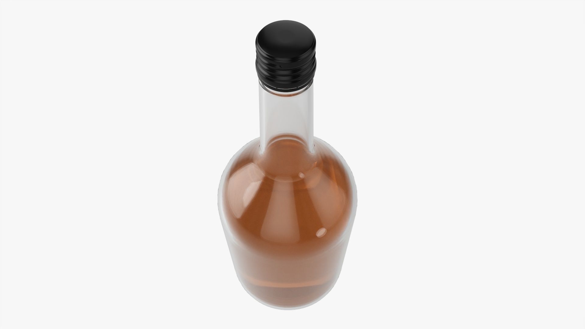 Whiskey bottle 09 3D model_1