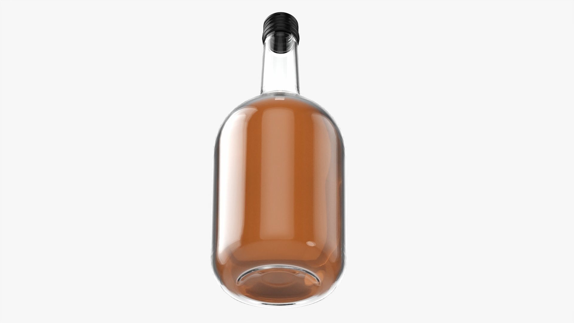 Whiskey bottle 09 3D model_2