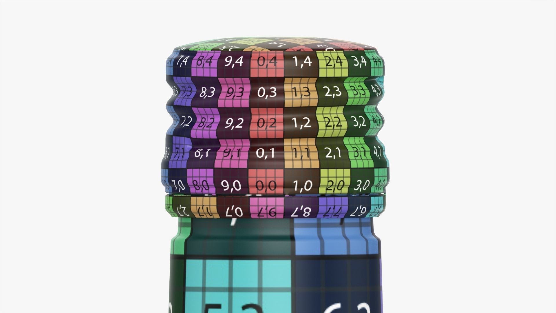 Whiskey bottle 09 3D model_16