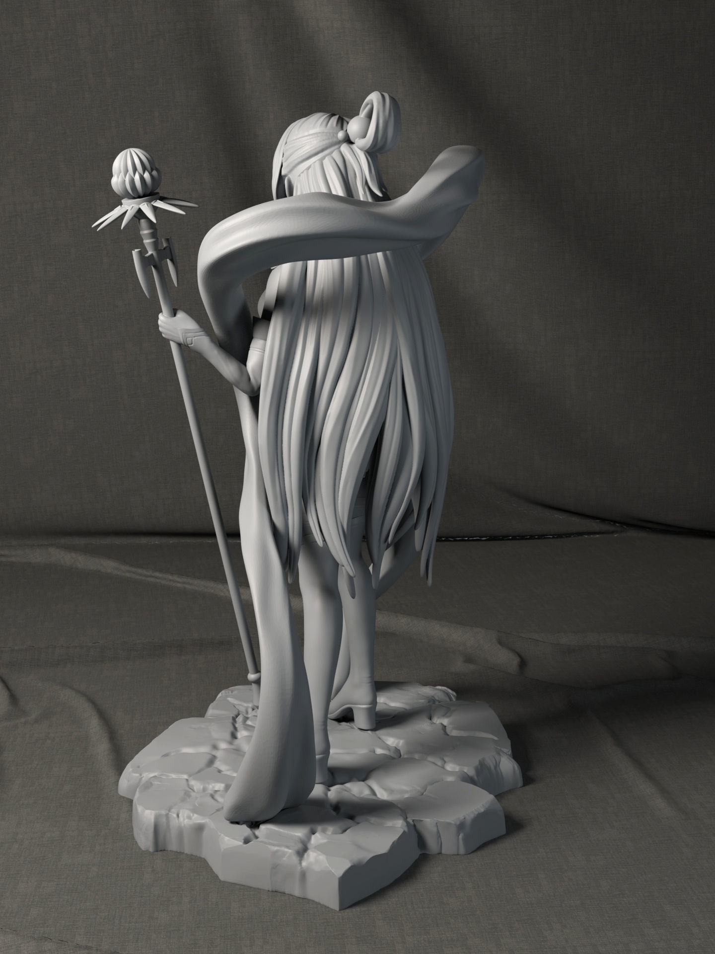 Aqua Goddess 3D print model_3