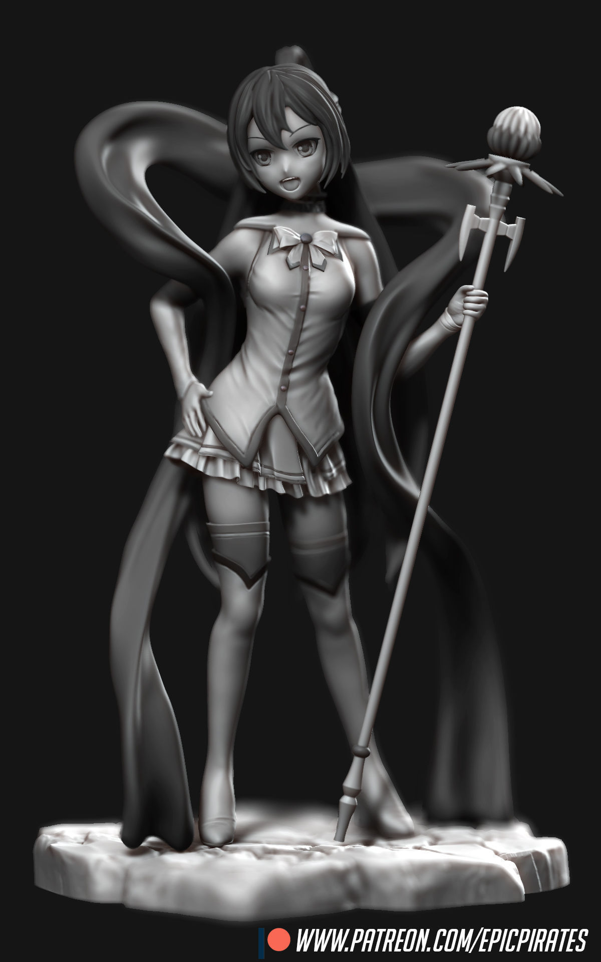 Aqua Goddess 3D print model_6