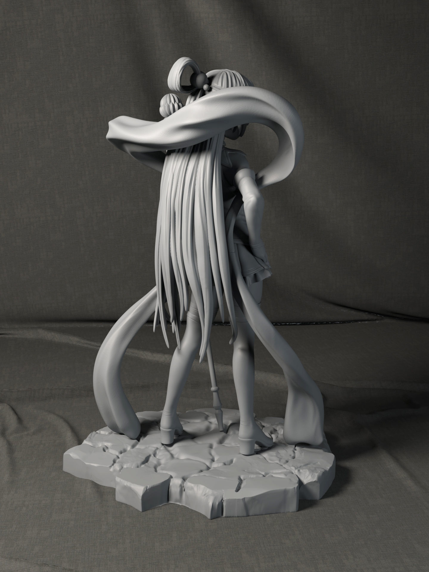 Aqua Goddess 3D print model_4