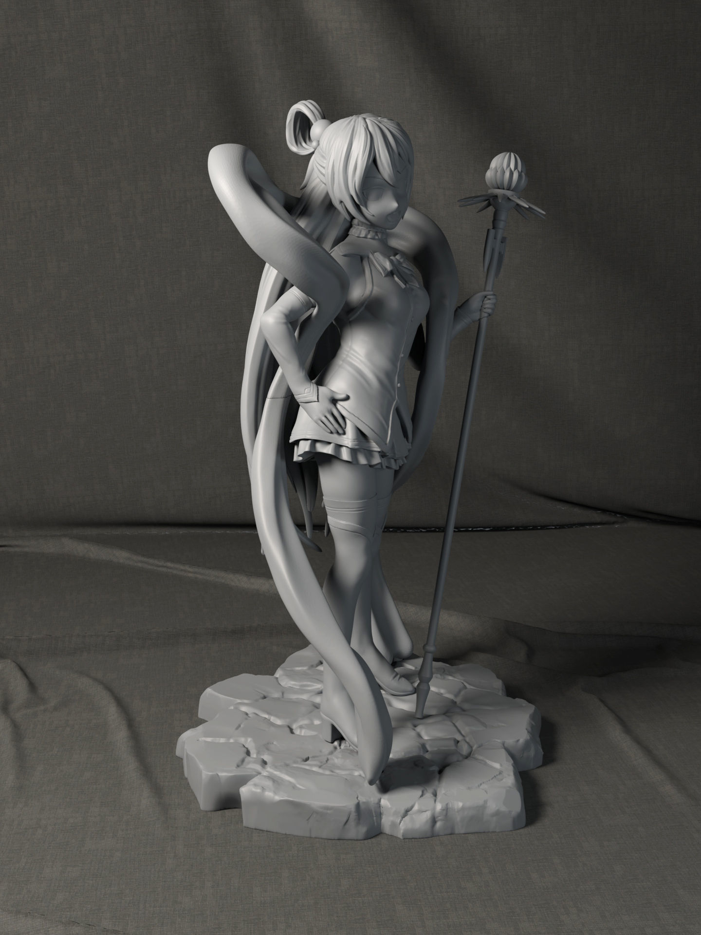 Aqua Goddess 3D print model_5