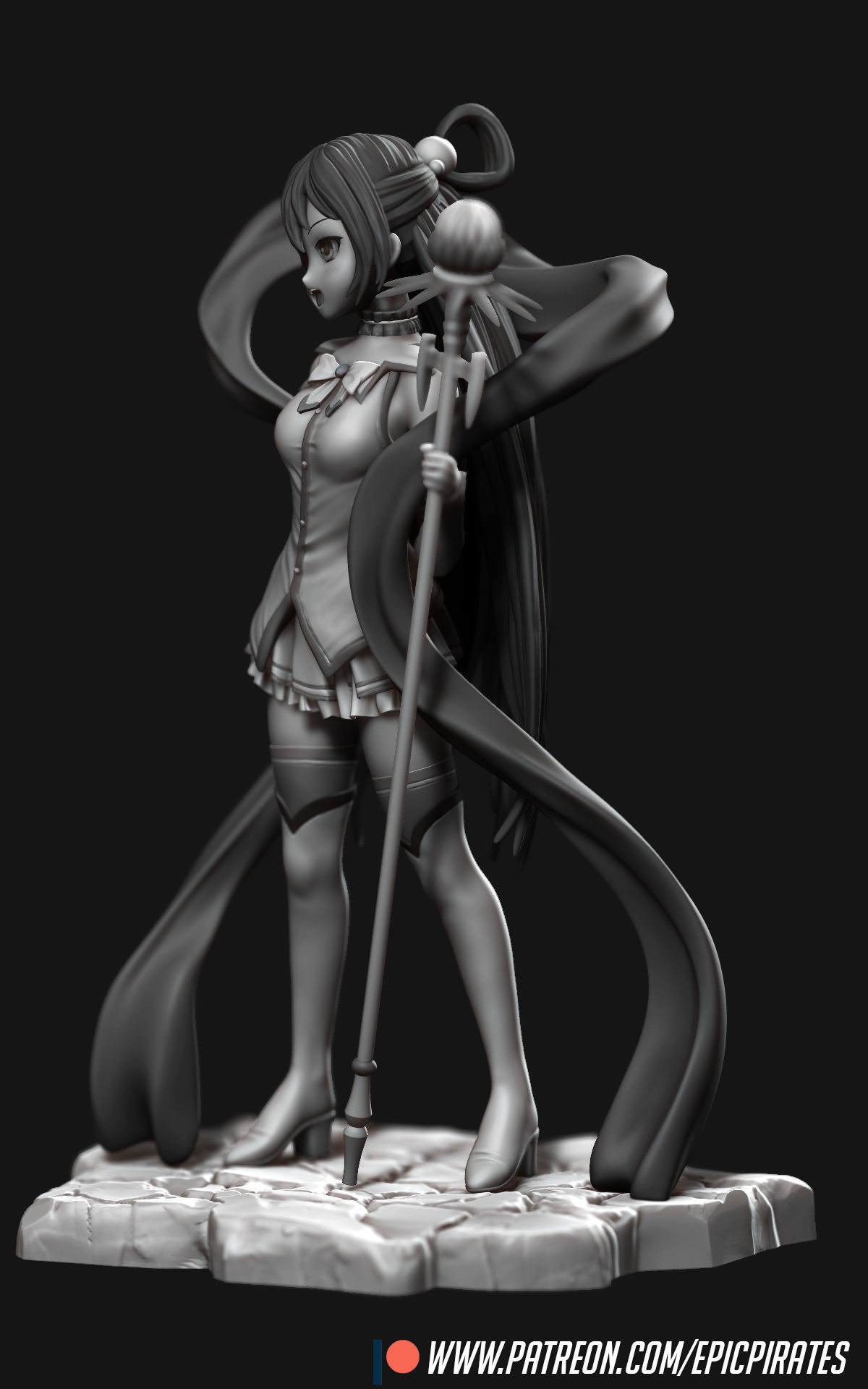 Aqua Goddess 3D print model_10