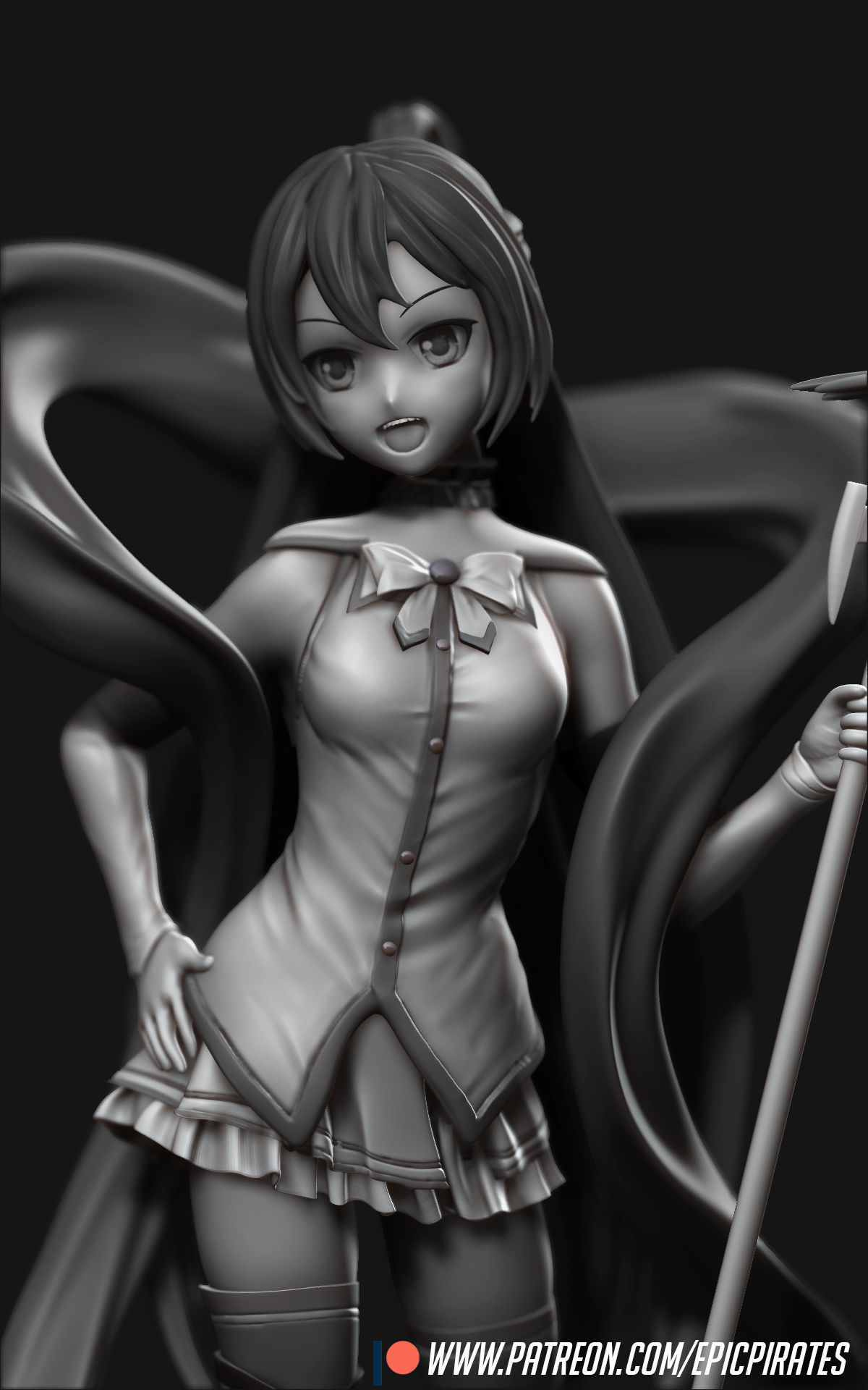 Aqua Goddess 3D print model_8