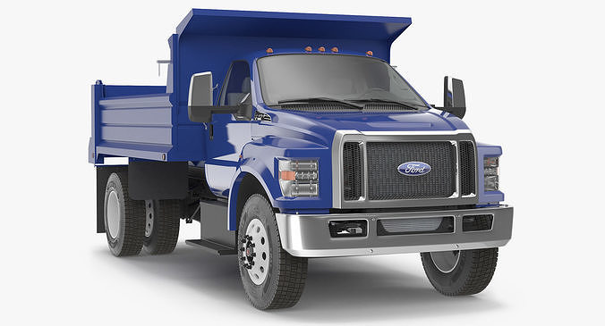 Ford F 650 2019 Tip Truck Simple Interior 3D model