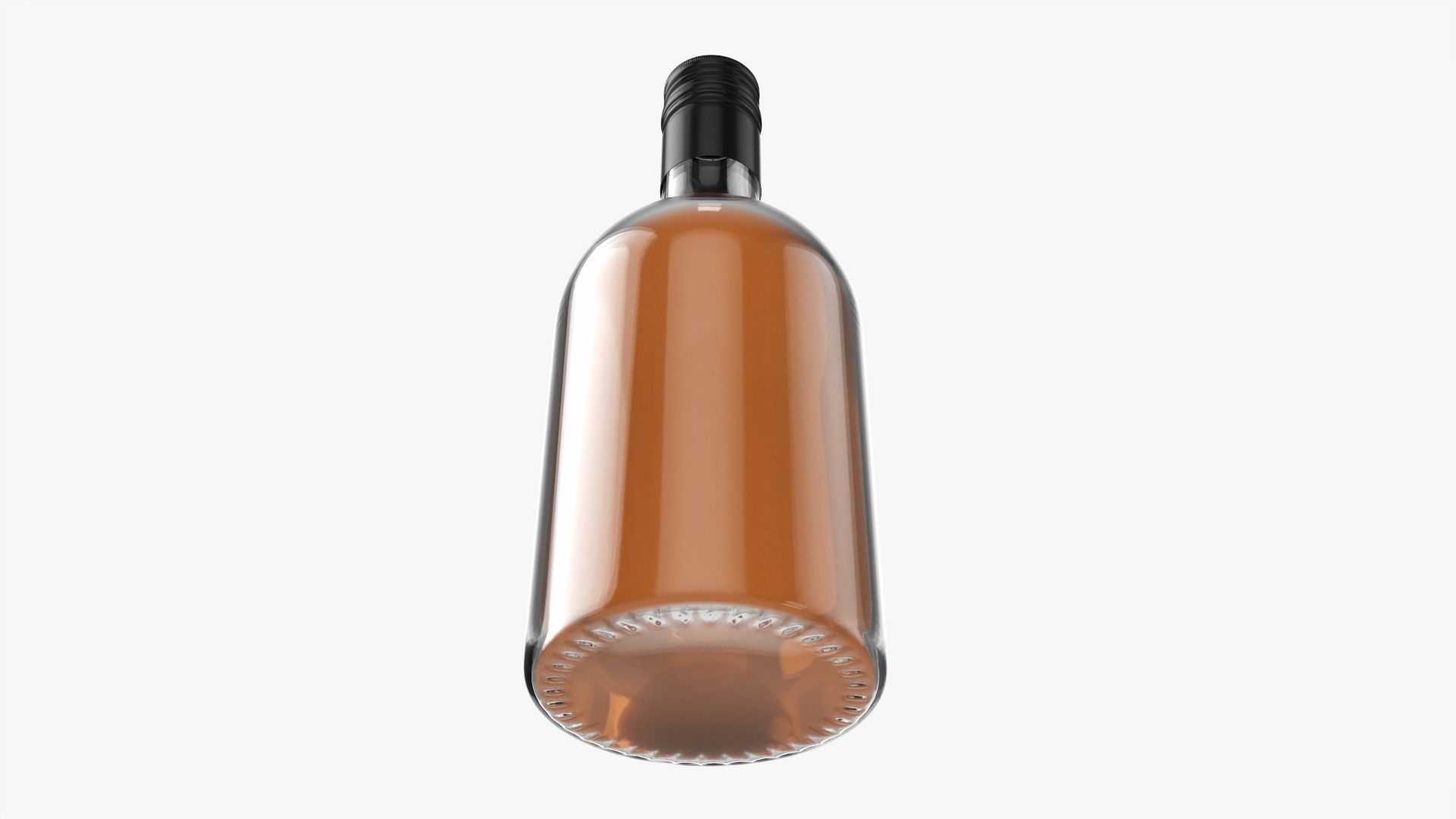 Whiskey bottle 10 3D model_2
