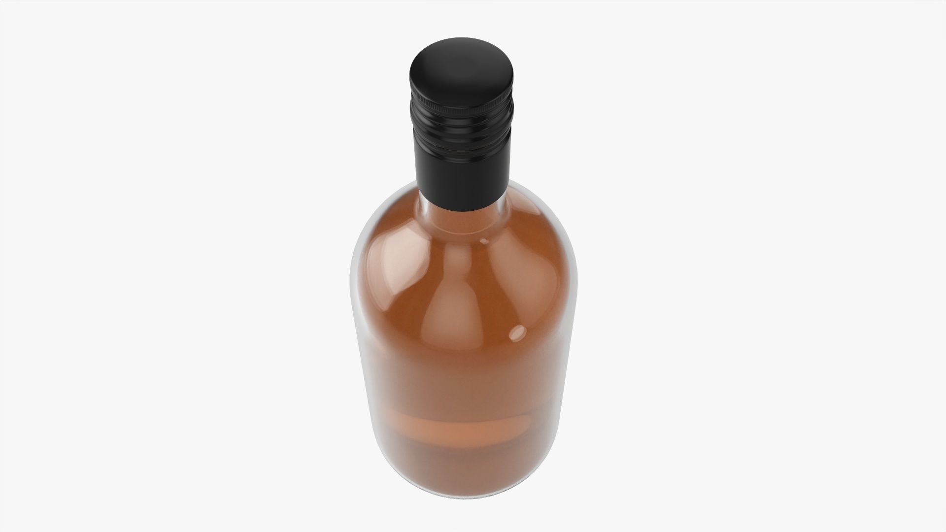 Whiskey bottle 10 3D model_1