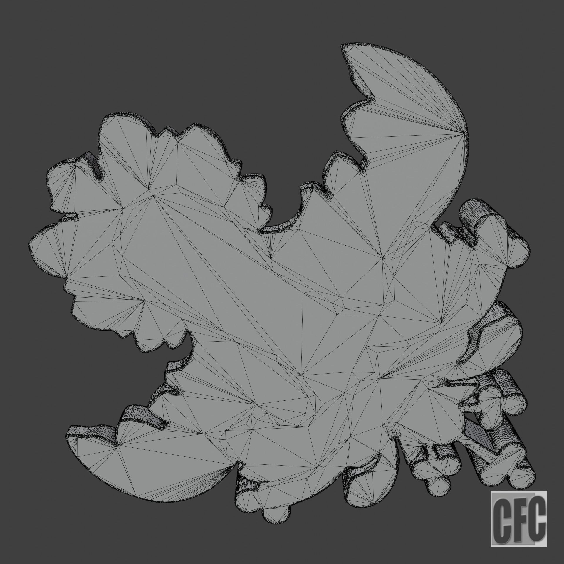 WoodCarving detail - 3d model for CNC - WoodCarvingCFC003 3D print model_15