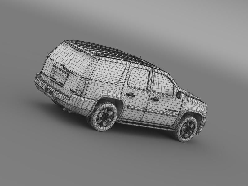 GMC Yukon XFE 2009 3D model_1