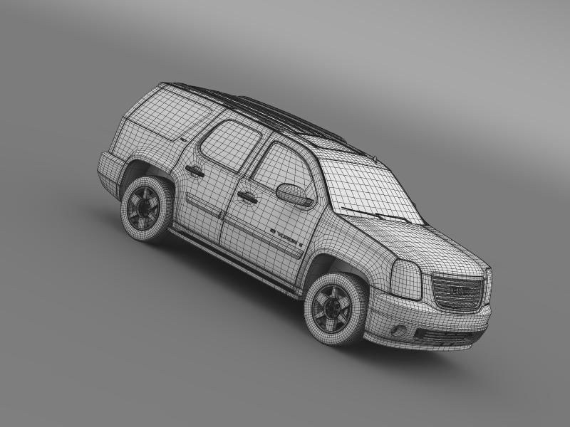 GMC Yukon XFE 2009 3D model_20