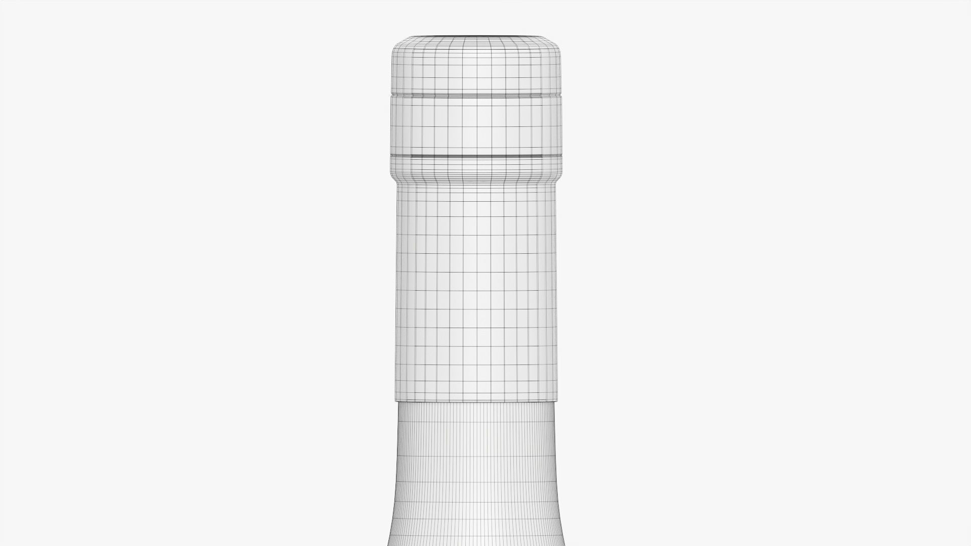 Whiskey bottle 12 3D model_11