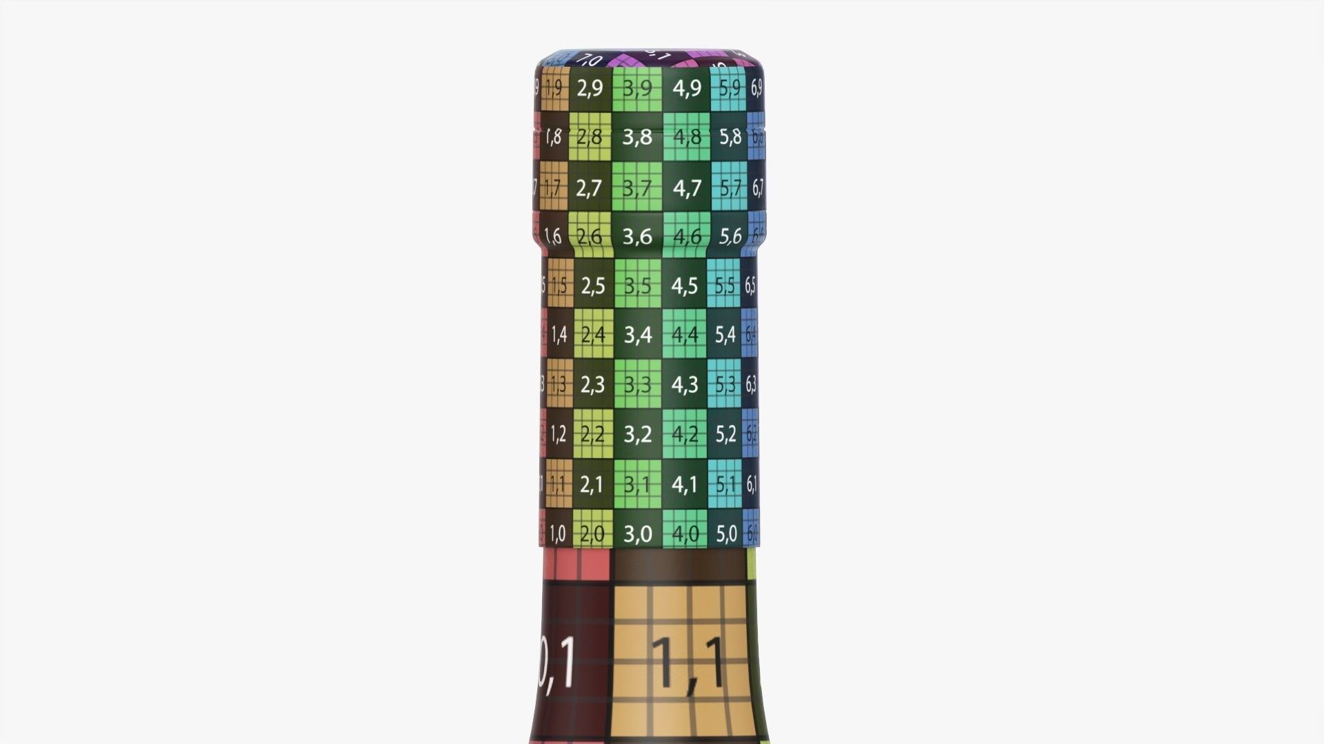 Whiskey bottle 12 3D model_17