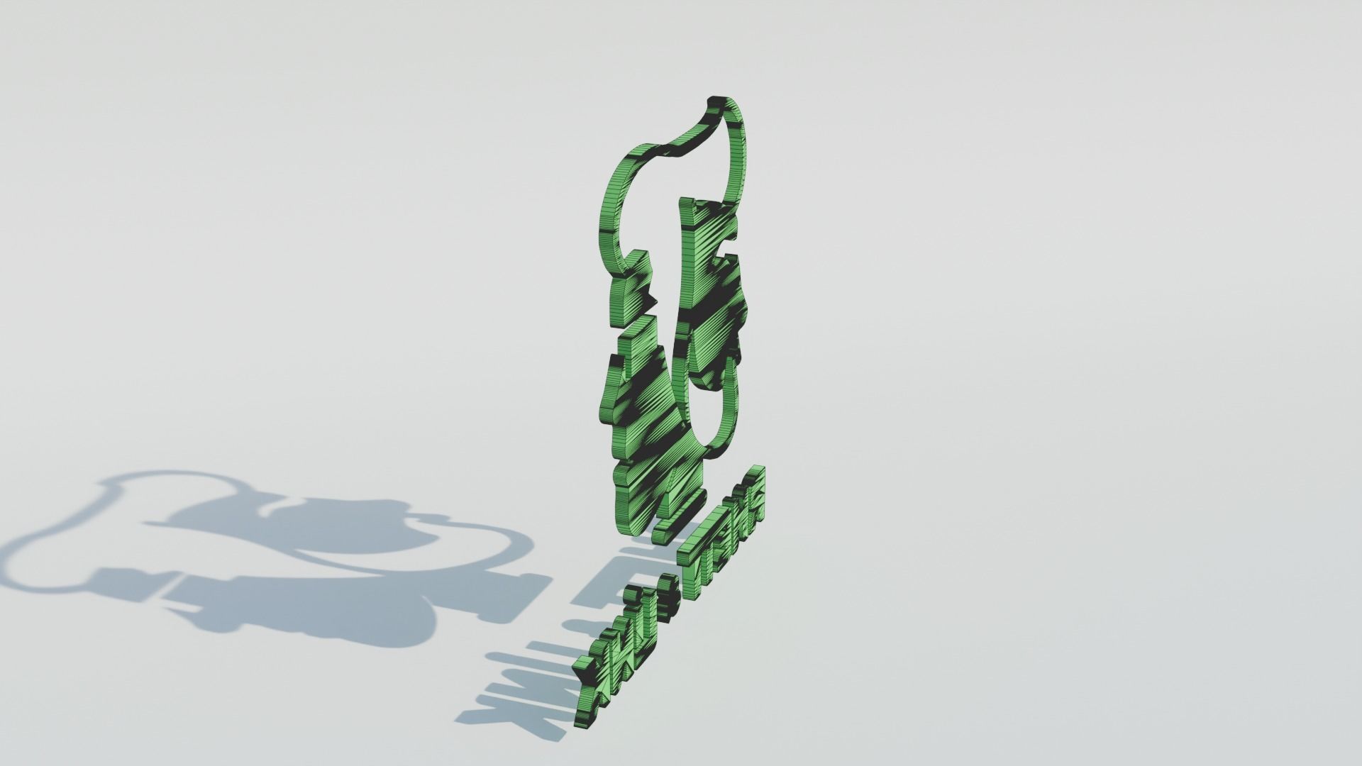 Rhett and Link Logo 3D model_16