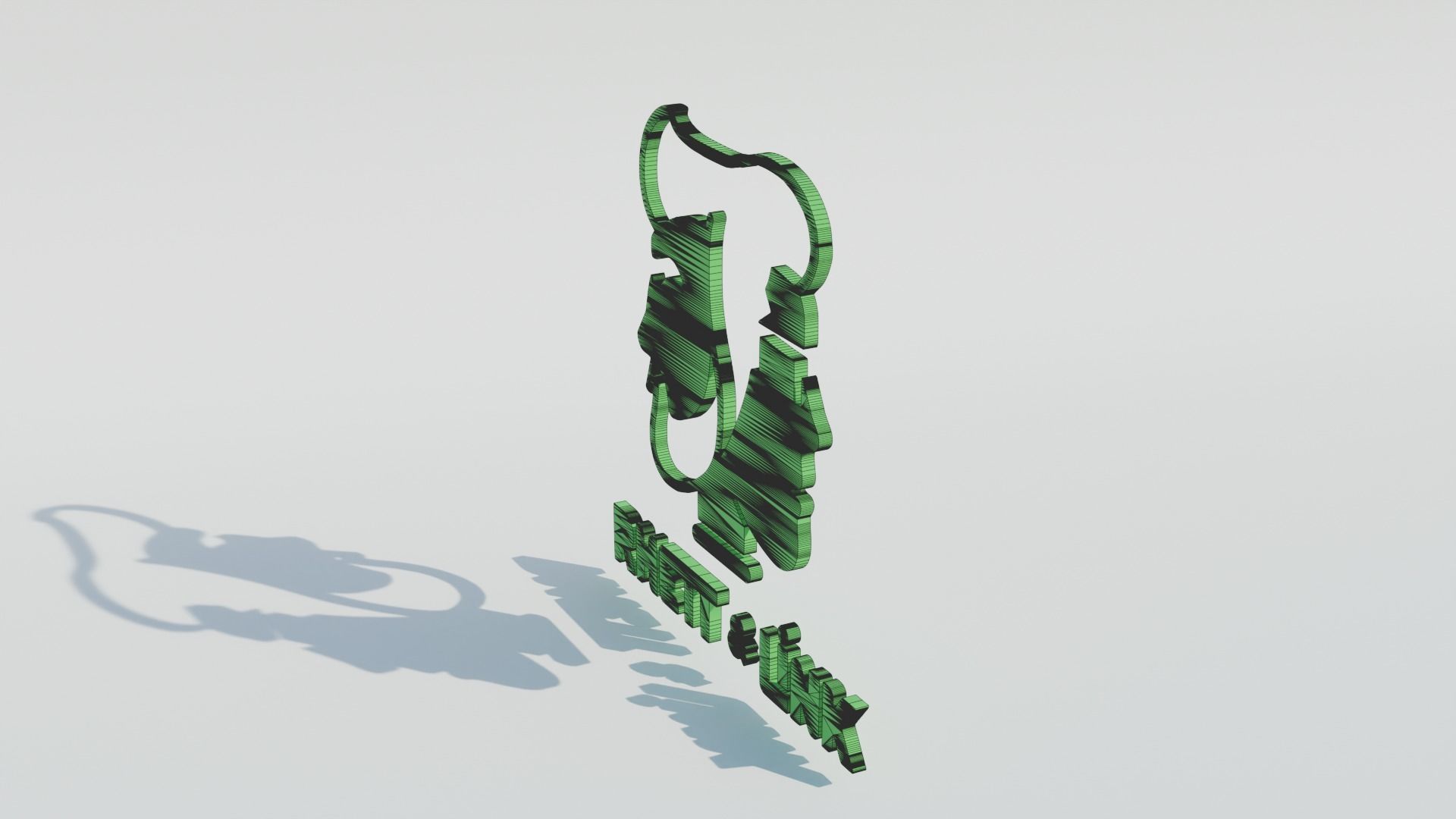 Rhett and Link Logo 3D model_17