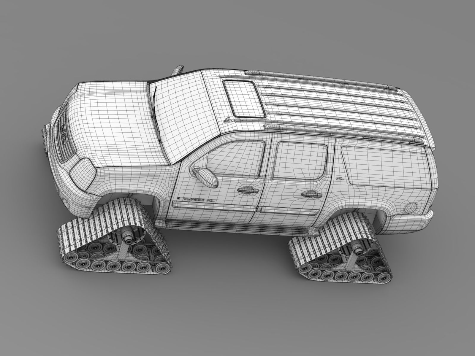GMC Yukon XL Crawler 3D model_9