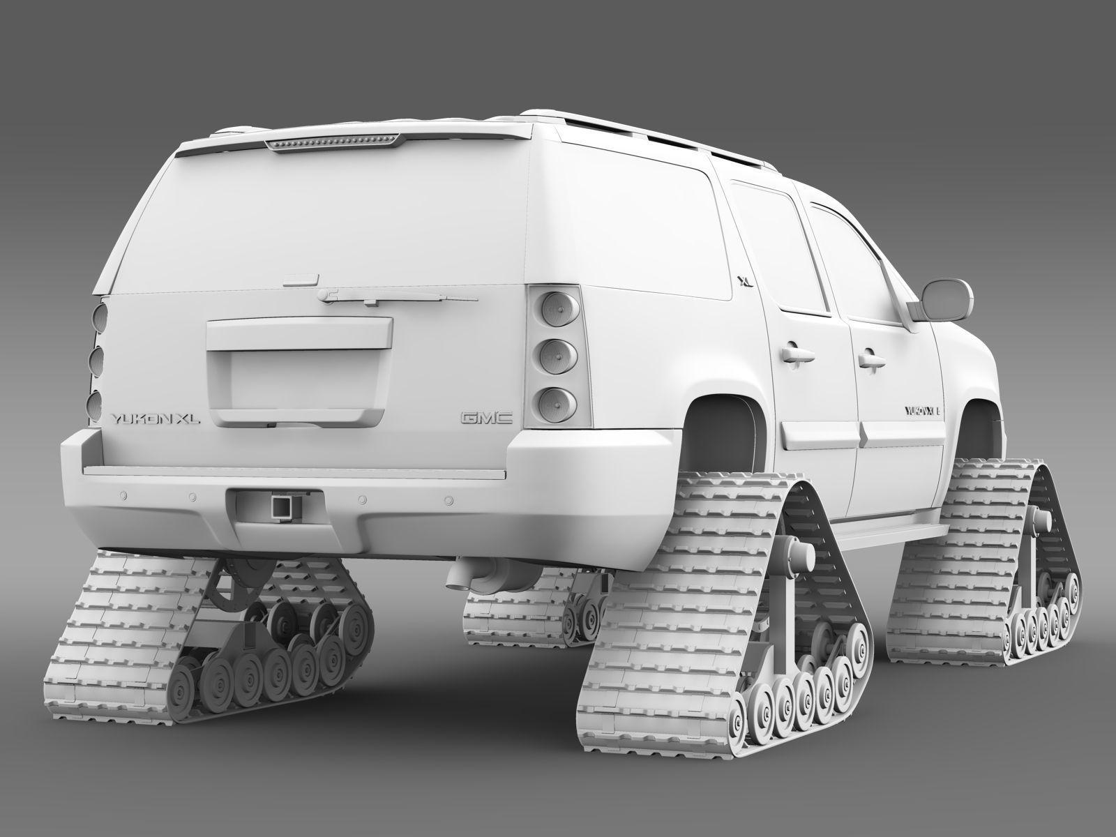 GMC Yukon XL Crawler 3D model_7