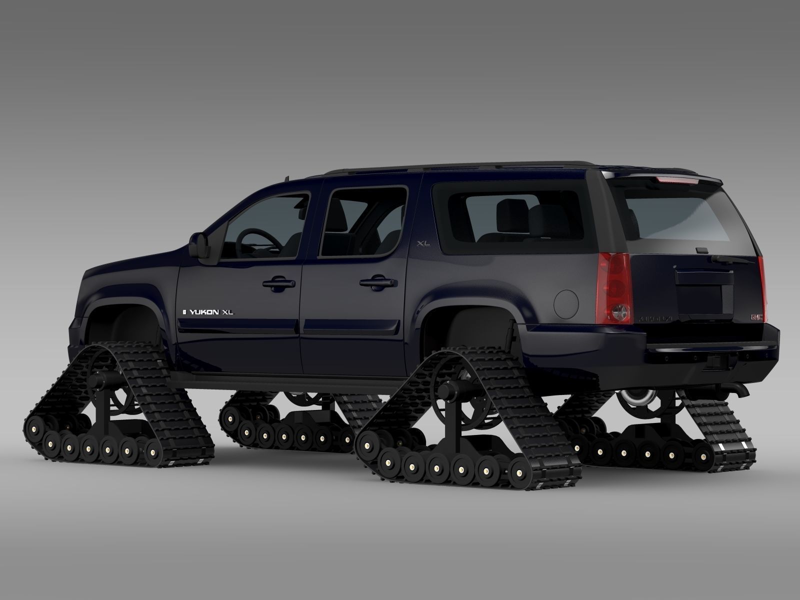 GMC Yukon XL Crawler 3D model_14