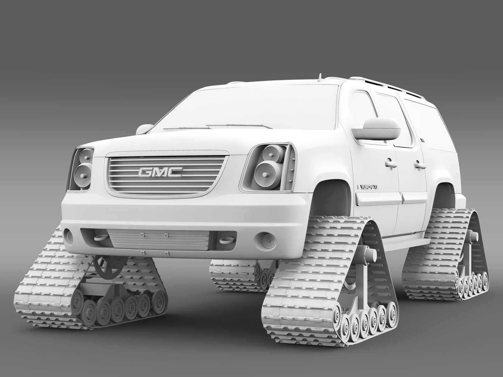 GMC Yukon XL Crawler 3D model_6
