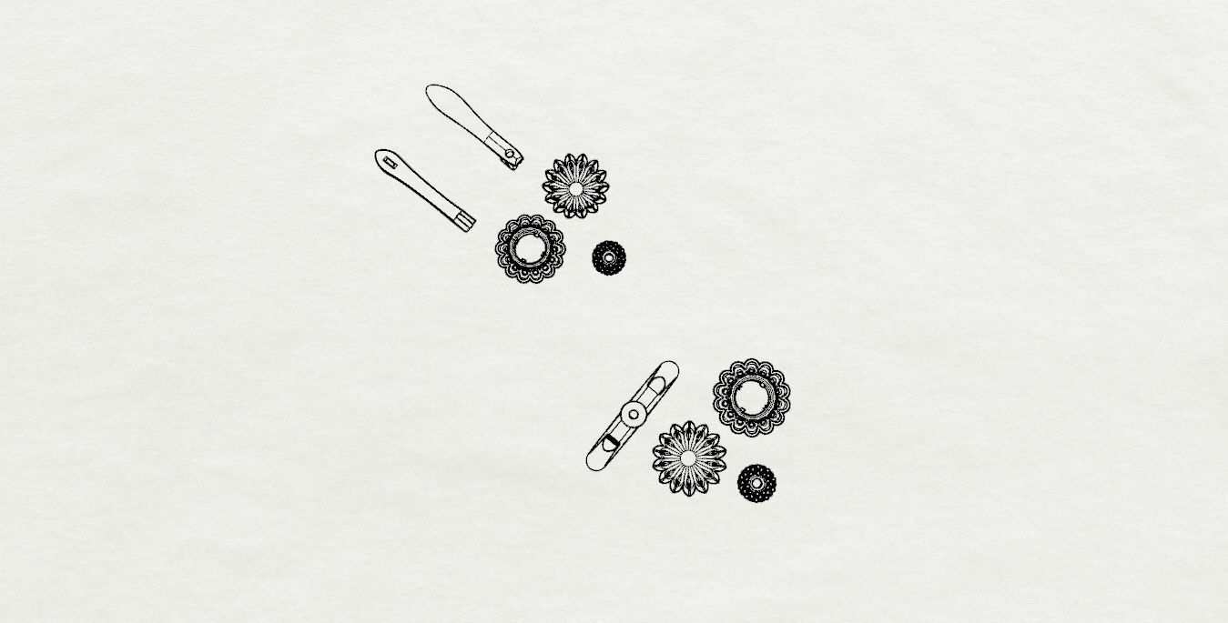 Ring and Earrings  3D print model_19