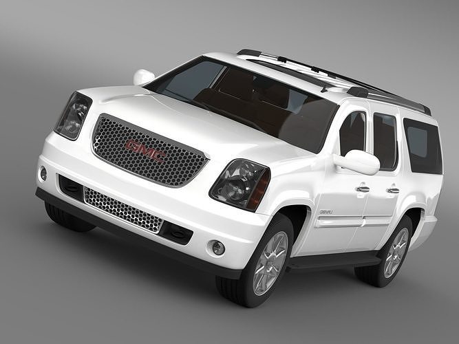 GMC Yukon XL Denali flex fuel 2014 3D model