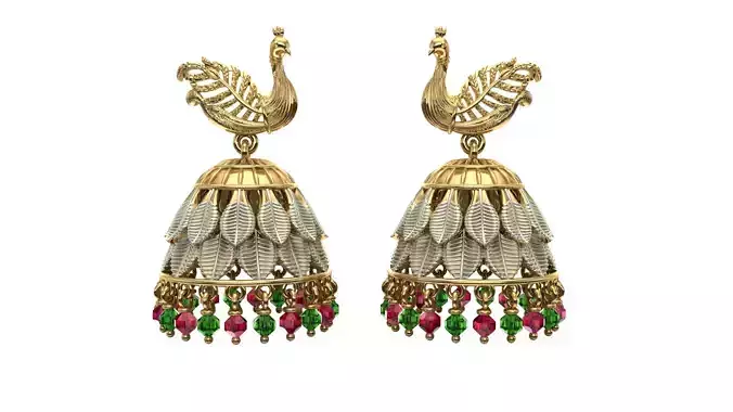 Peacock Earring For Women