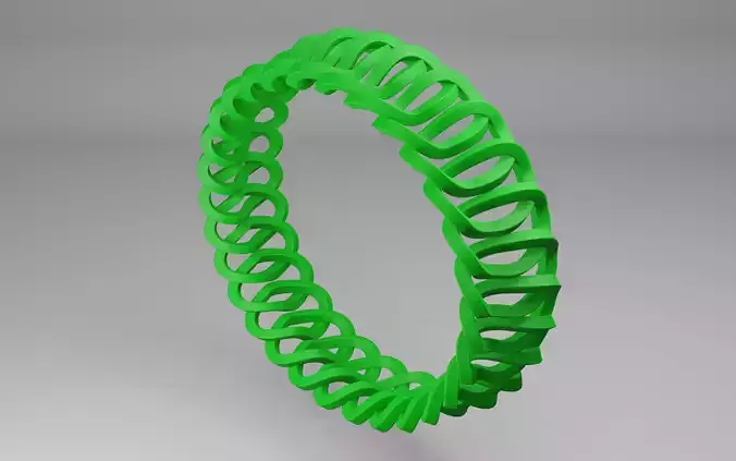 Green Bangle Model Design