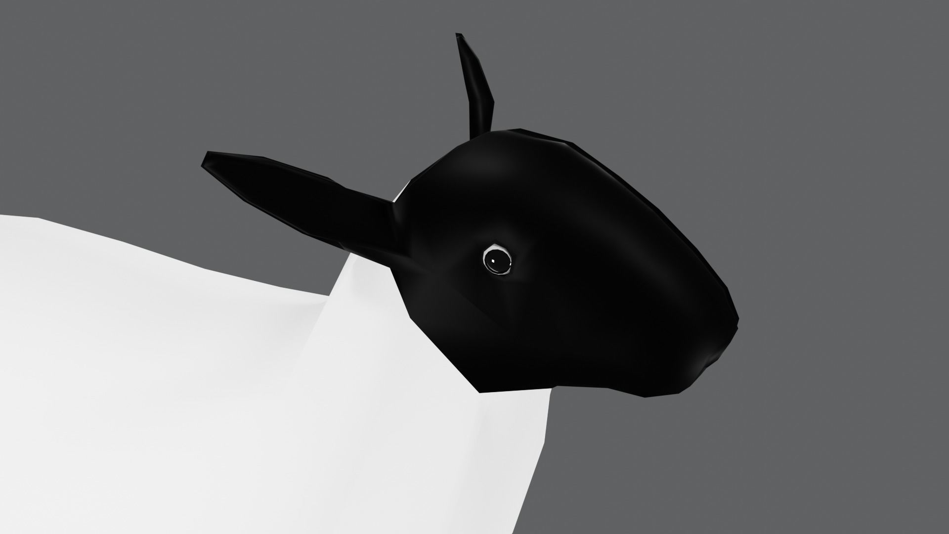 Low Poly Rigged Sheep 3D Model Low-poly 3D model_5