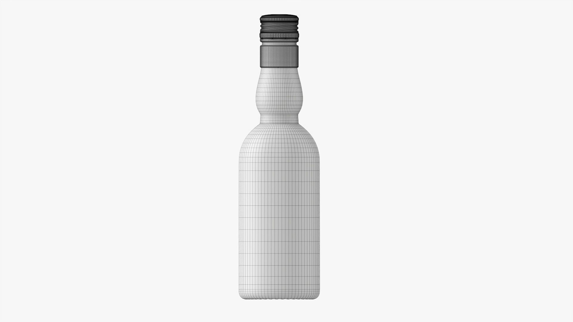 Whiskey bottle 16 3D model_9