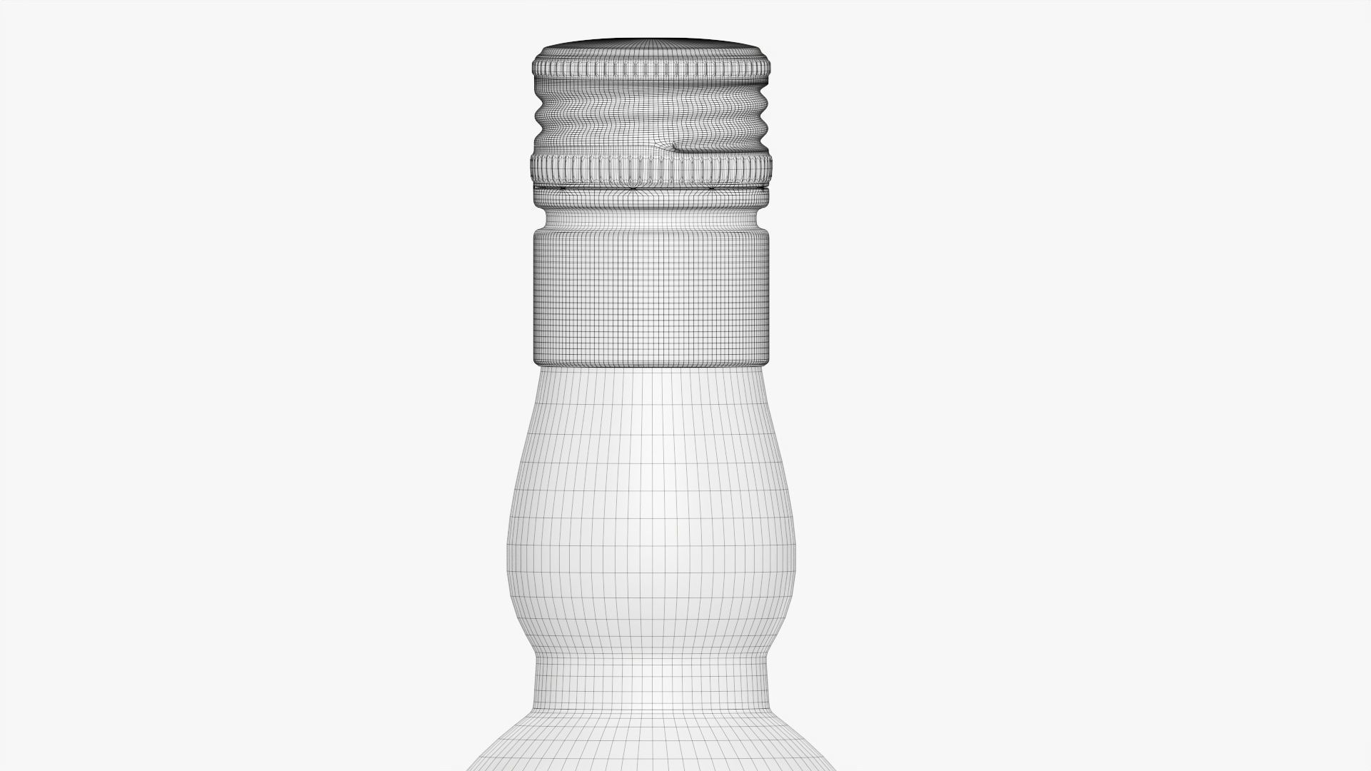 Whiskey bottle 16 3D model_10