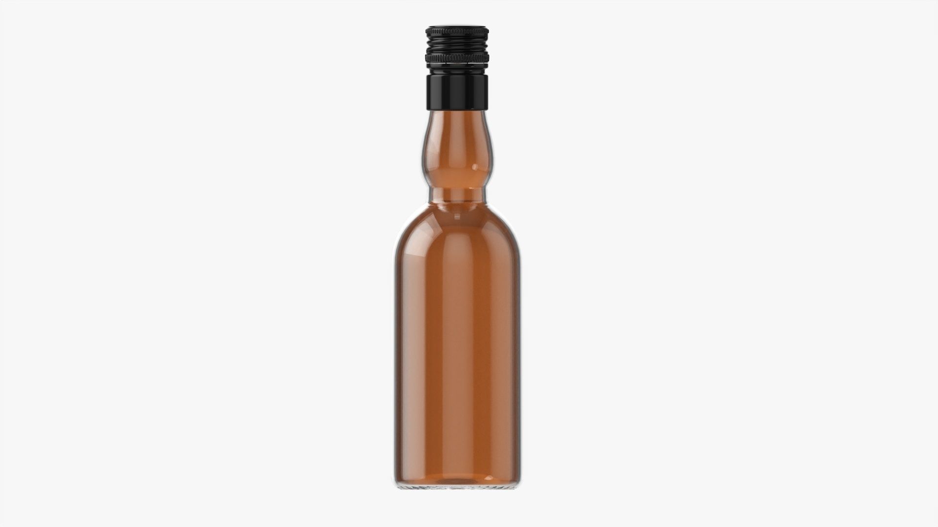 Whiskey bottle 16 3D model_3