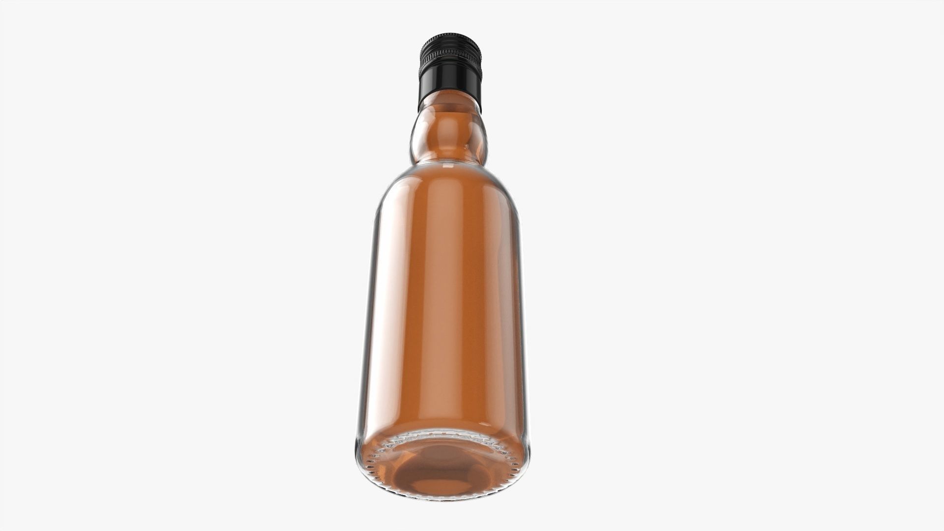 Whiskey bottle 16 3D model_2