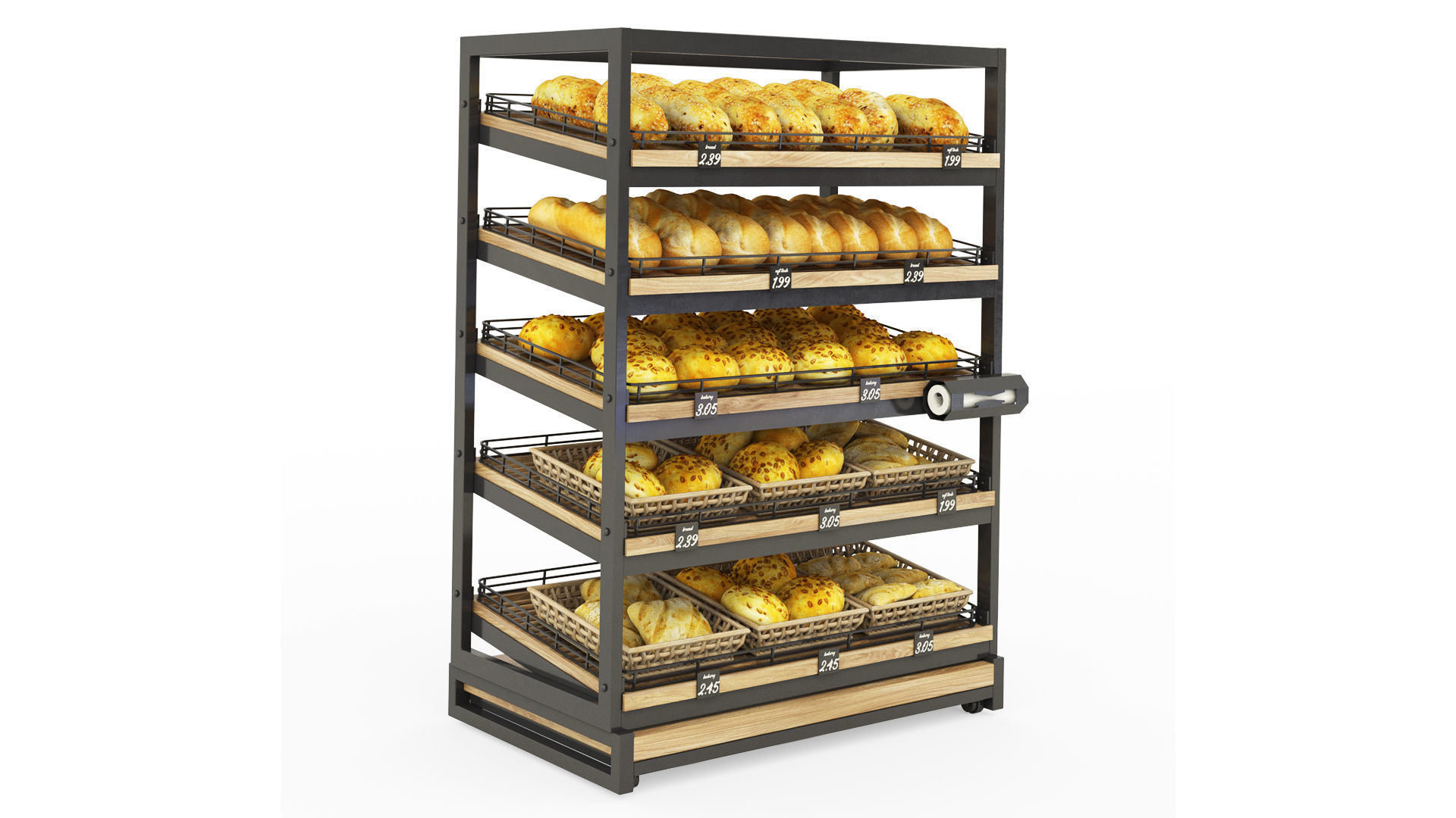 Bread Rack 3D model_1