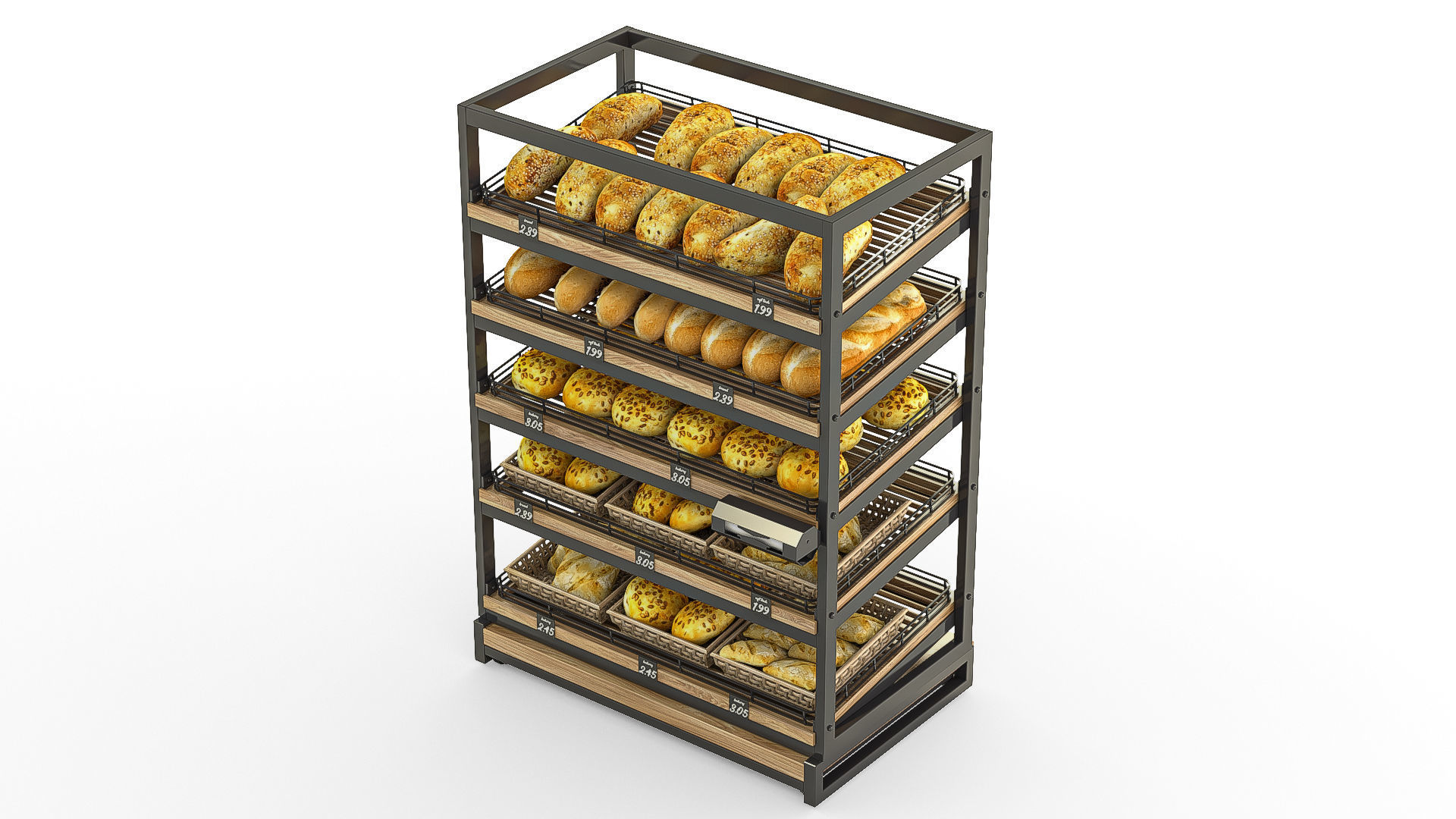 Bread Rack 3D model_2