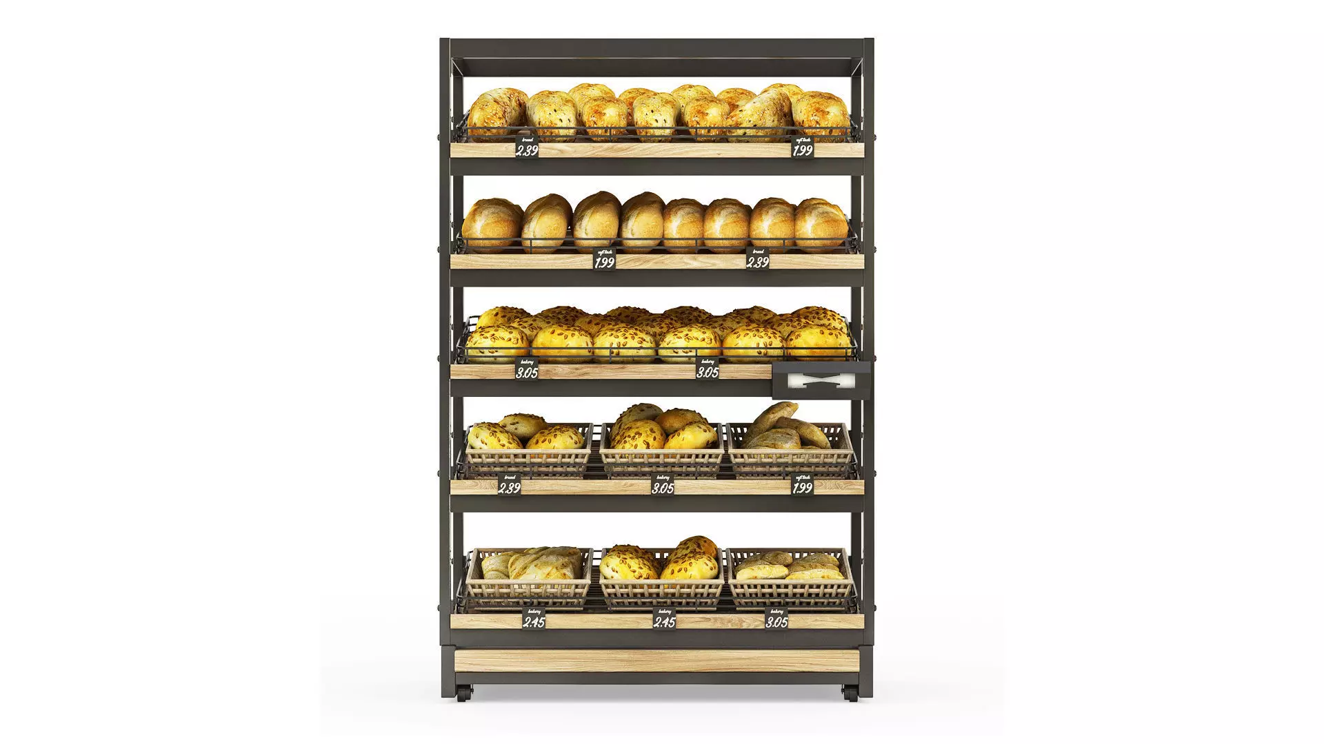 Bread Rack 3D model_0