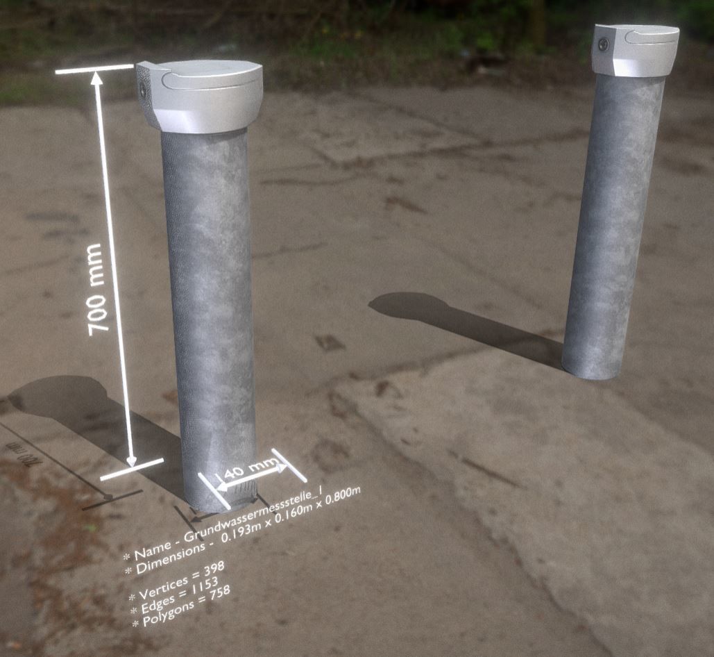 Groundwater monitoring wells version 2 3D Model Collection_10